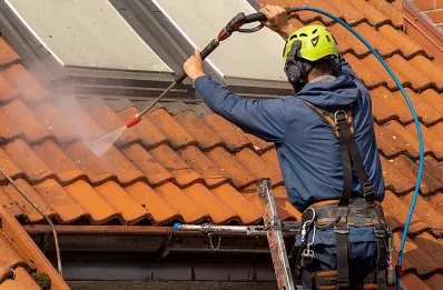 Démoussage et hydrofuge de toiture à Vauclerc